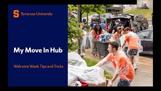 Full Syracuse Bound: Welcome Week Tips and Tricks Update
