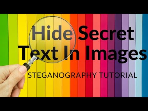 How to hide a video message in a picture without root | Steganography