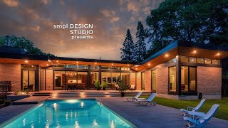 Midcentury Inspired Modern Home Tour in Hamilton, Ontario | Designed by SMPL Studio