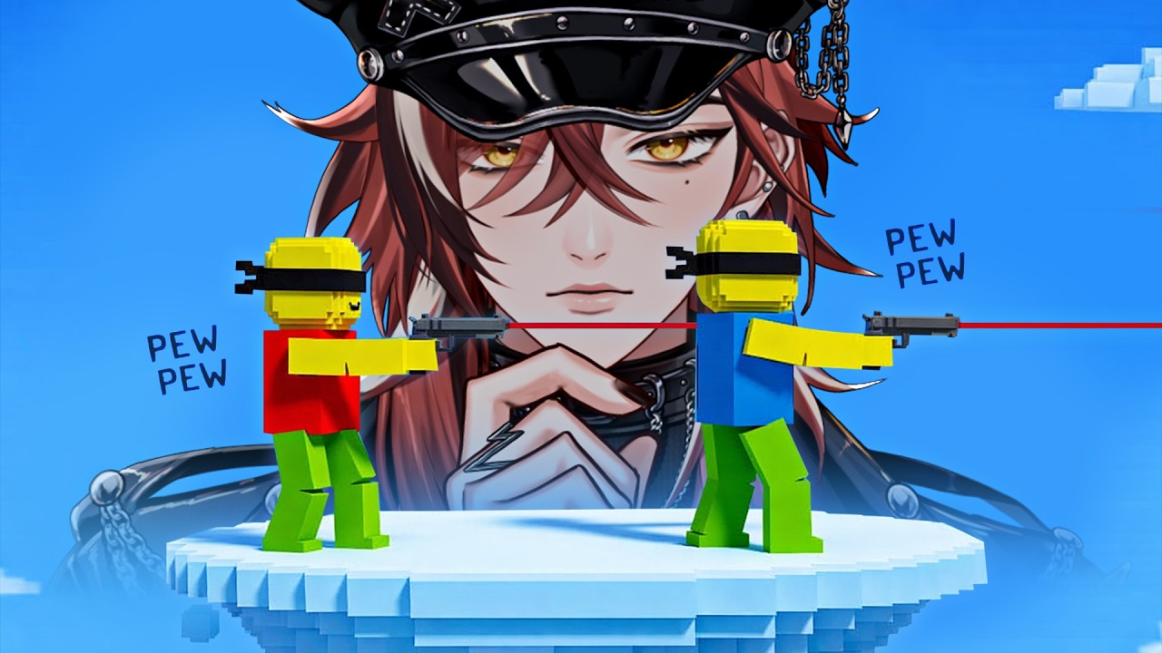 MEMBANTAI DAN MERATAKAN PLAYER ROBLOX Blind Shot!