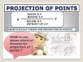 PROJECTION OF POINTS /Engineering Graphics-English