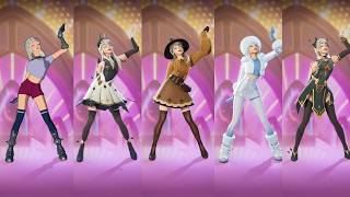 Lover Girl Emote With Lexa, Princess Lexa, Lexa Hexbringer, Alpine Lexa, And Oathbound Lexa