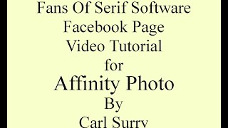 Affinity Photo - Outline FX and Colour Picker screenshot 1