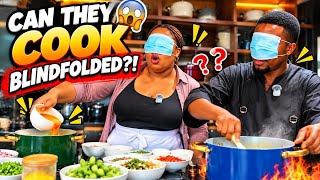 They Tried Cooking BLINDFOLDED… You Won’t Believe What Happened! 😱