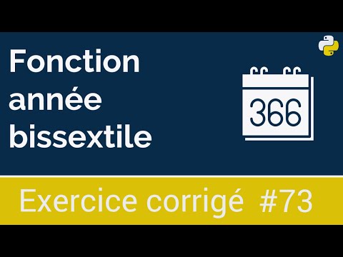 Corrected exercise #73: Function that allows you to check whether a year is a leap year or not | ...