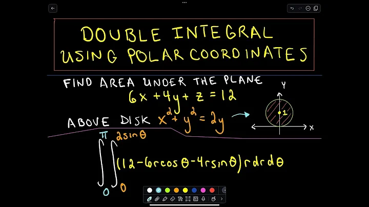 ❖ Double Integral Using Polar Coordinates - Part 1 of 3 ❖