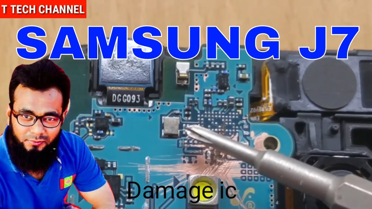 Samsung j7 Water damage full Short Data recover solution T TECH