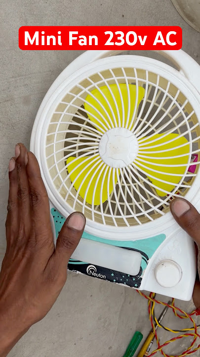 DC to AC Mini fan 230v | Electronics Verma