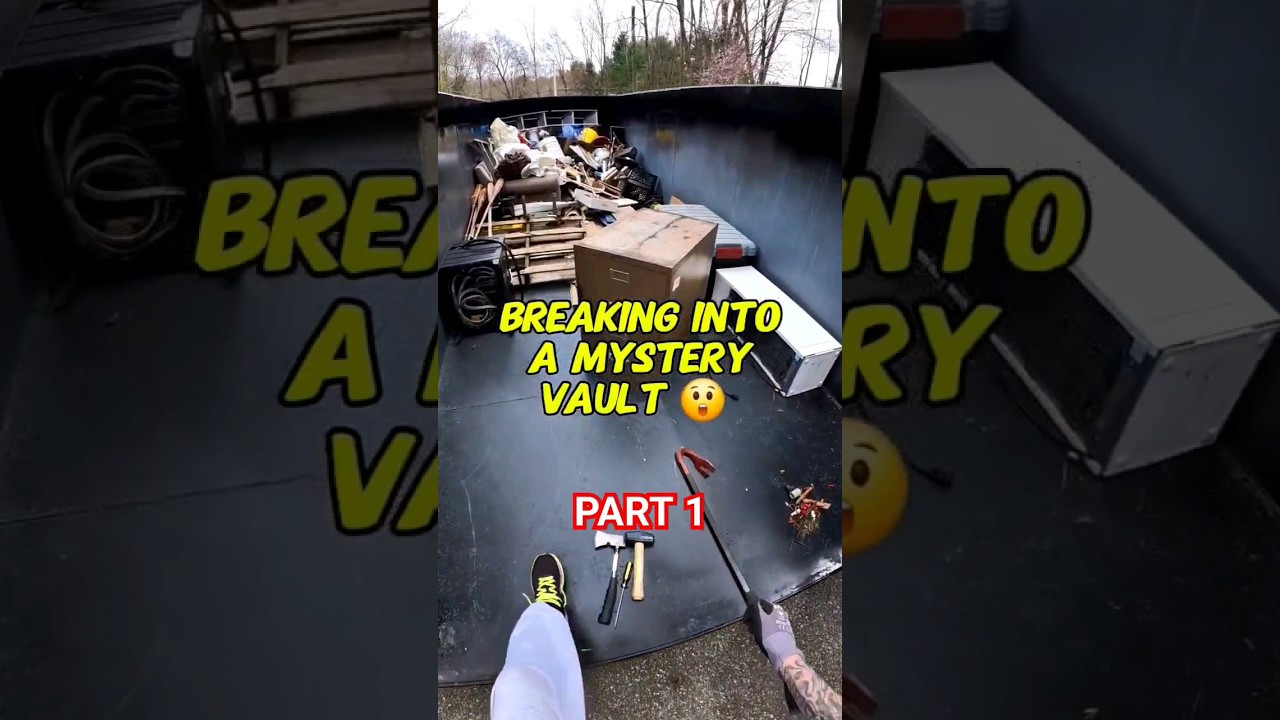 Dumpster diving for a locked vault with hidden Relics 😲 🔧 🔨 