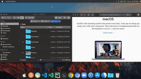 Make your Linux KDE Plasma Desktop look like Mac OS
