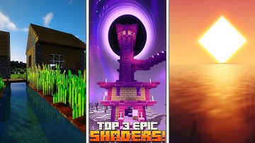 😱 Top 3 Best Epic Shaders For Minecraft PE 1.21+ (2025) 🔥
