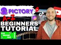 Pictory AI Tutorial | Complete Walkthrough for New Users