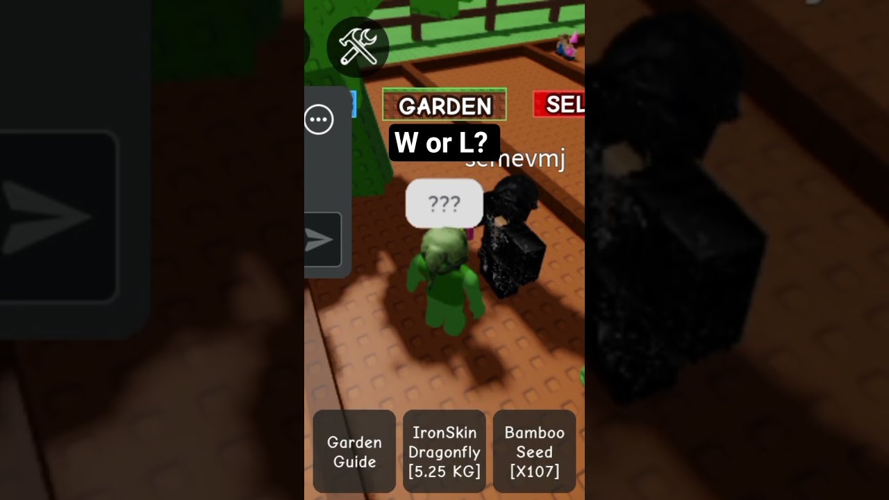 W OR L Dragonfly For New Lobster In Grow A Garden Roblox Shorts Gag Growagarden Trade