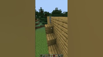 How to build Hidden Stairs in Minecraft #shorts