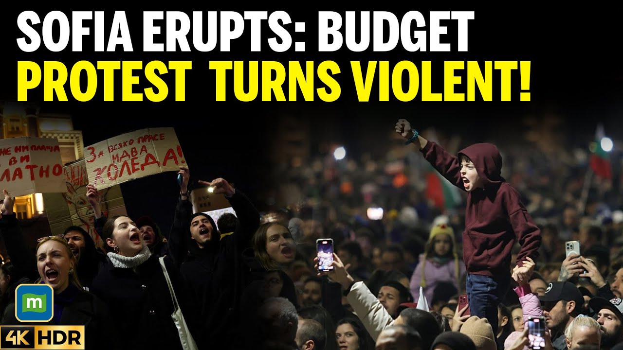 Youth-Led Protests In Sofia Force Bulgarian Govt To Scrap Controversial 2026 Budget | N18G | 4K