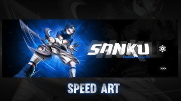 HOW I MADE This insane ANIME HEADER on mobile! | Speed Art #3