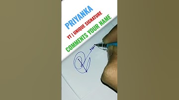 Priyanka name signature style | name signature style | english signature  #shorts #shortvideo #viral