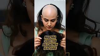 Madonna Sebastian Bald Headshave - New Haircut - Mottai Gundu Mundan - Tollywood Made Using Ai