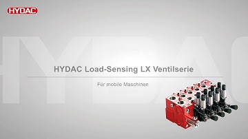 Load-Sensing LX Ventilserie - für mobile Maschinen