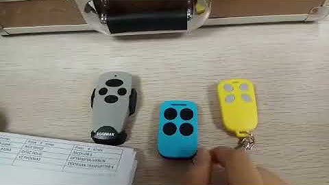 Multi frequency remote control duplicator copy Doorhan