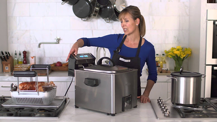 How to Deep Fry a Turkey with the Waring Digital Rotisserie Turkey Fryer | Williams-Sonoma