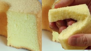 Taiwanese Castella Cake  كيفية صنع الكاستيلا التايوانية | كيكة اسفنجية مرتفعة لكل انواع التورتات