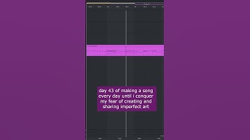 Thumbnail of day 43 of making a song every day until i conquer my fear of creating and sharing imperfect art