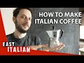How to make coffee with an Italian coffee maker | Easy Italian 35