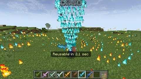 Elemental Swords Addon - Super Powerful Swords Mod Download MCPE 1.21+