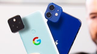 Google Pixel 5 vs iPhone 12!