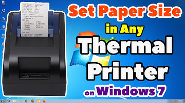 How to Set Paper Size in Any Thermal Printer in Windows 7 PC or Laptop