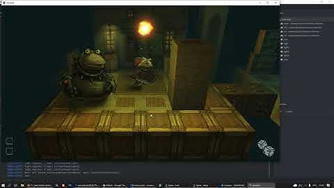 The hero controller + 3d environment. Defold.