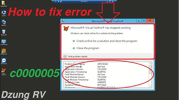 How to fix Microsoft Visual Foxpro has stopped working  on Windows Server 2012 R2 64 bit?