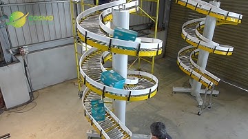 Băng tải xoắn ốc con lăn vận hành thực tế như thế nào? || Cosmo