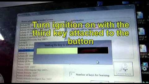 Programming INFINITY M37 Smart Key with ABRITUS AVDI NISSAN COMMANDER - Peer Locks Israel