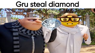 gru and dru steal the diamond