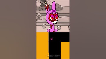 Black turns Sprunki into monsters (Incredibox Sprunki) Music Bouncing Square Cover