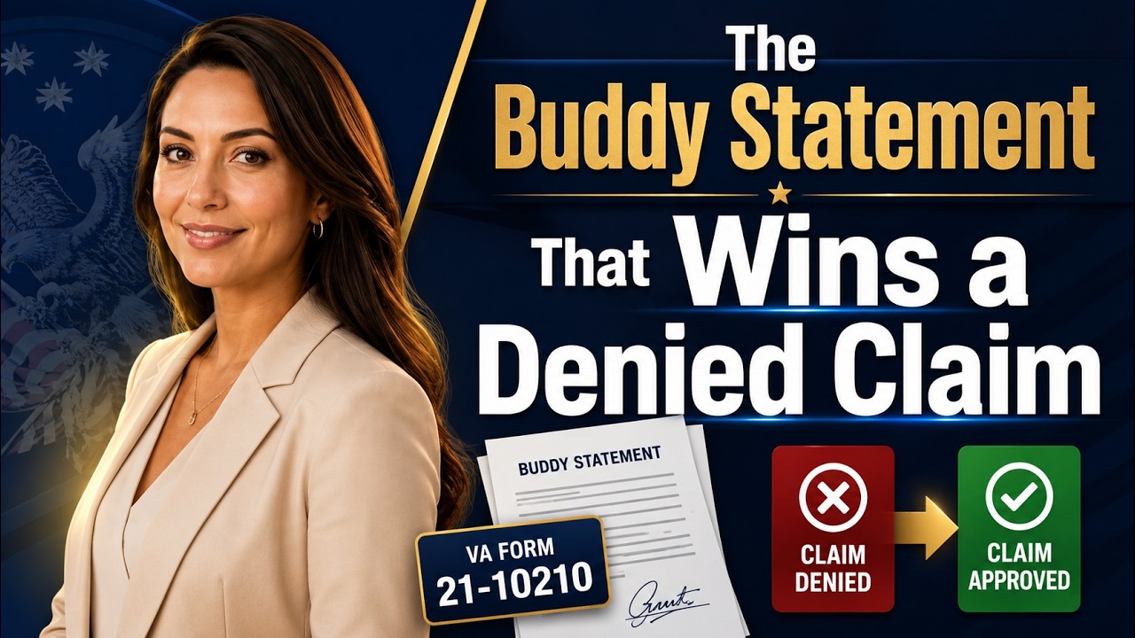 The Buddy Statement That Wins a Denied Claim