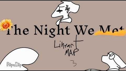 The Night We Met Lineart OC MAP [Open and beginner friendly, 34/51 parts taken]