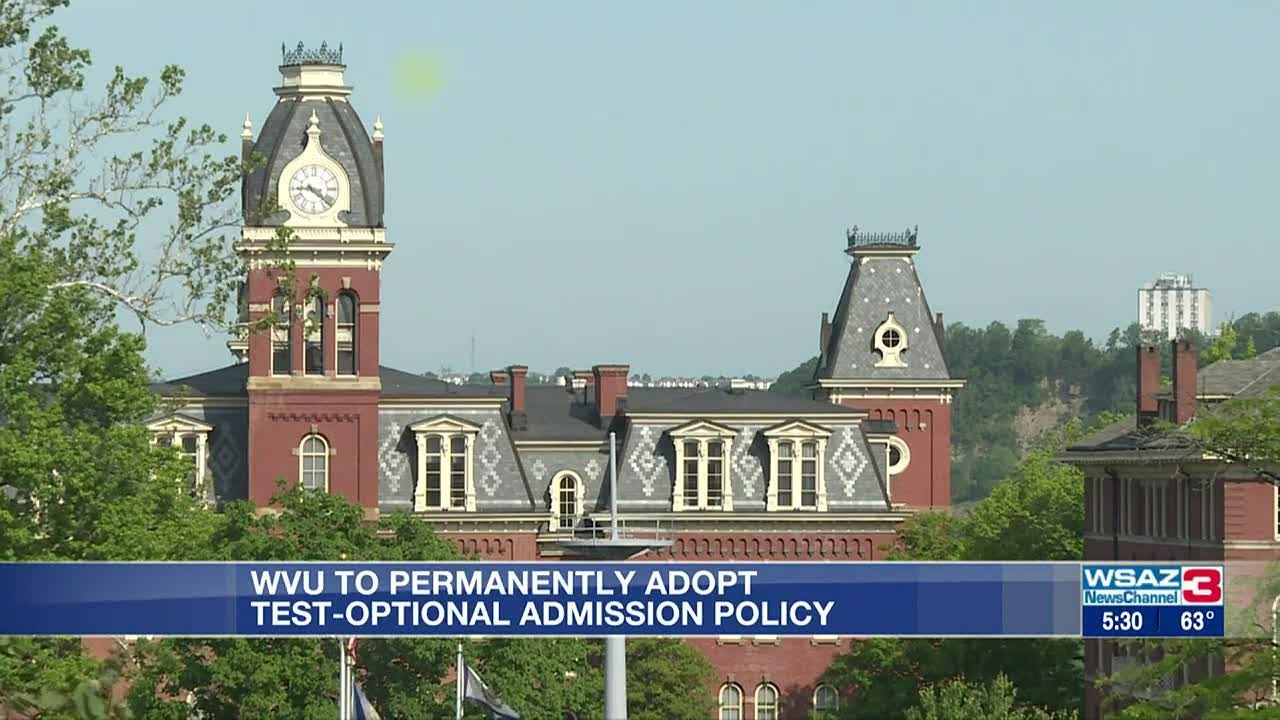 WVU to permanently adopt test-optional admission policy
