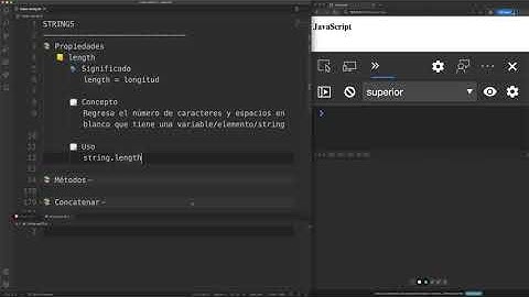 Curso JavaScript - Strings y sus propiedades