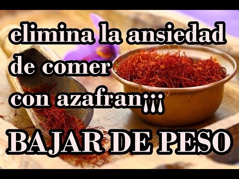 Video: ¿Ayuda el azafrán a perder peso?