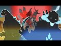 Heisei Godzilla VS Legendary Godzilla VS Gigan ||Battle Animation||