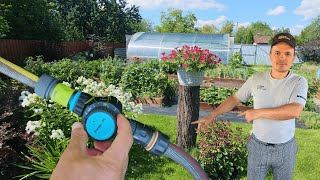 Система поливу на дачі, яка суттєво нам полегшує догляд за рослинами.!