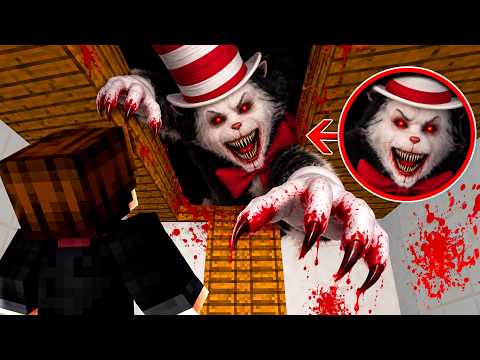 CAT IN THE HAT is HIDING in my ATTIC in Minecraft!