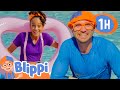Blippi and Meekah Play Sink or Float on Valentines Day 💖 Fun for Kids | After School Club