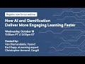 Vyond Webinar Promo | How AI and Gamification Deliver More Engaging Learning Faster