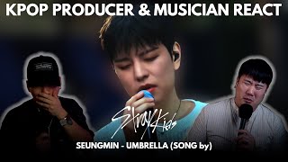 Musicians react & review ♡ SKZ - Seungmin UMBRELLA Cover (SONG By)
