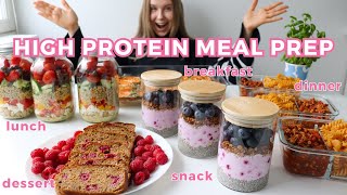 Easy, Healthy & High protein Meal Prep | 100G+ protein per day! by fitfoodieselma 63,547 views 2 weeks ago 9 minutes, 6 seconds