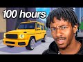 I SPENT 100 HOURS IN ROBLOX TAXI BOSS